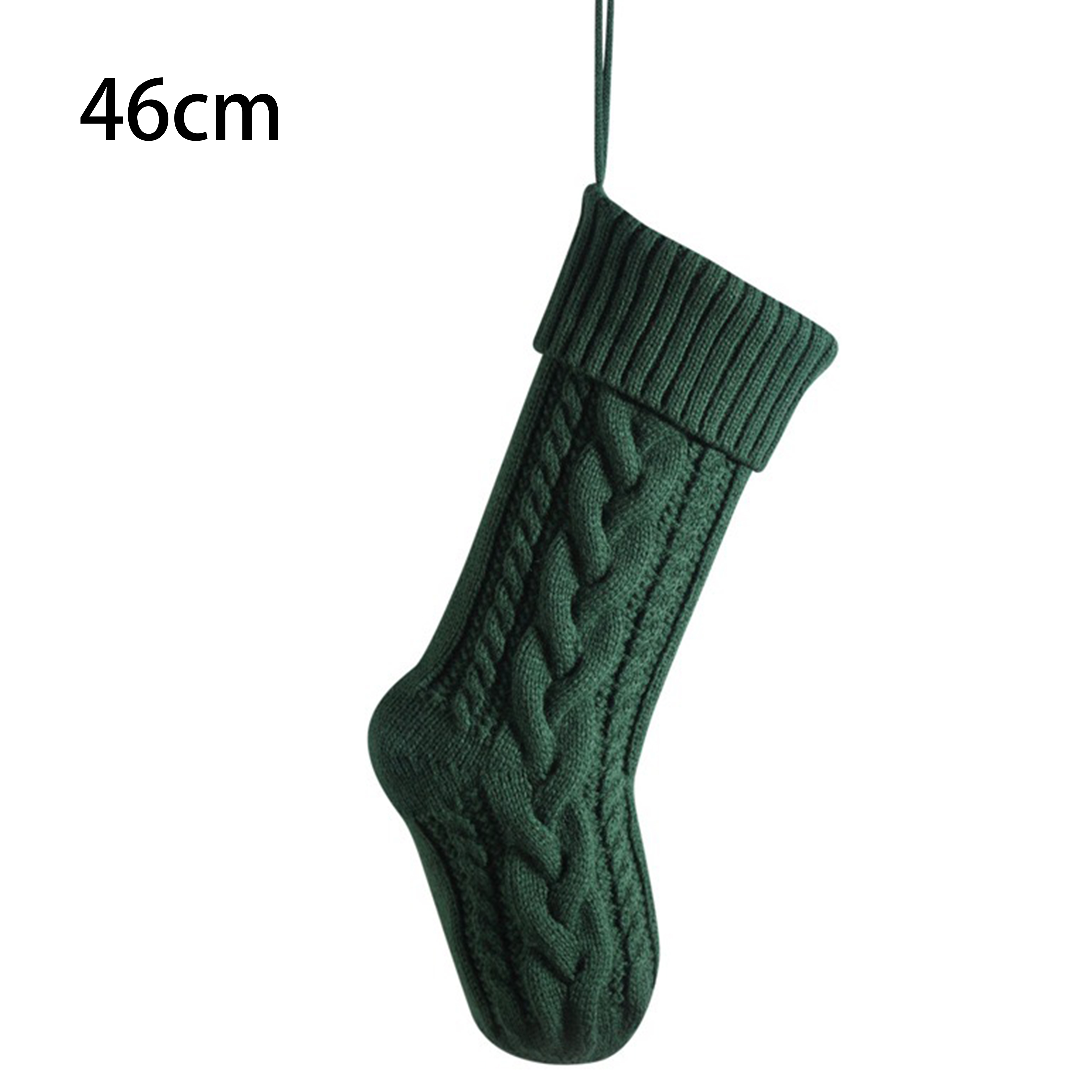 Knitted Christmas Sock Ornament