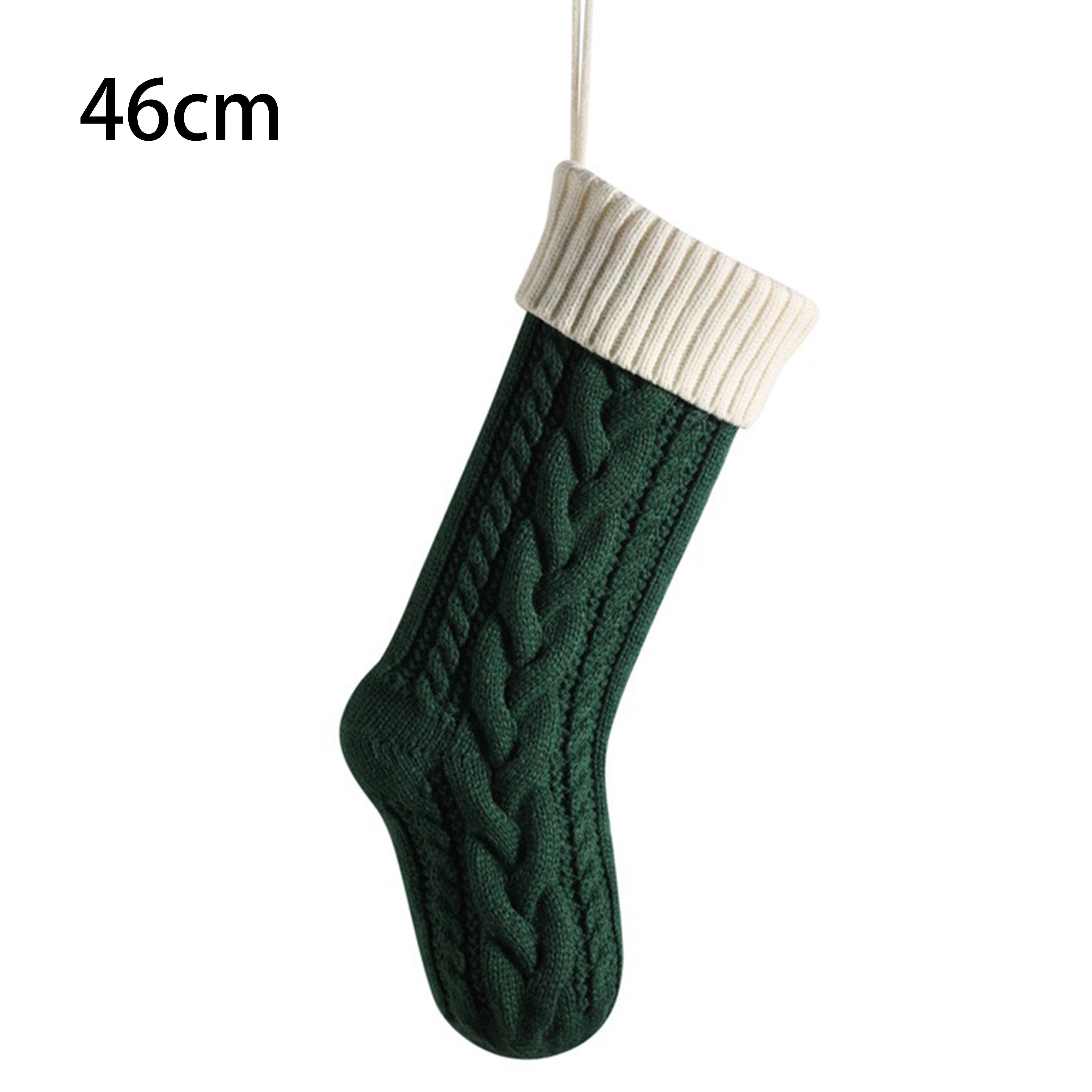 Knitted Christmas Sock Ornament