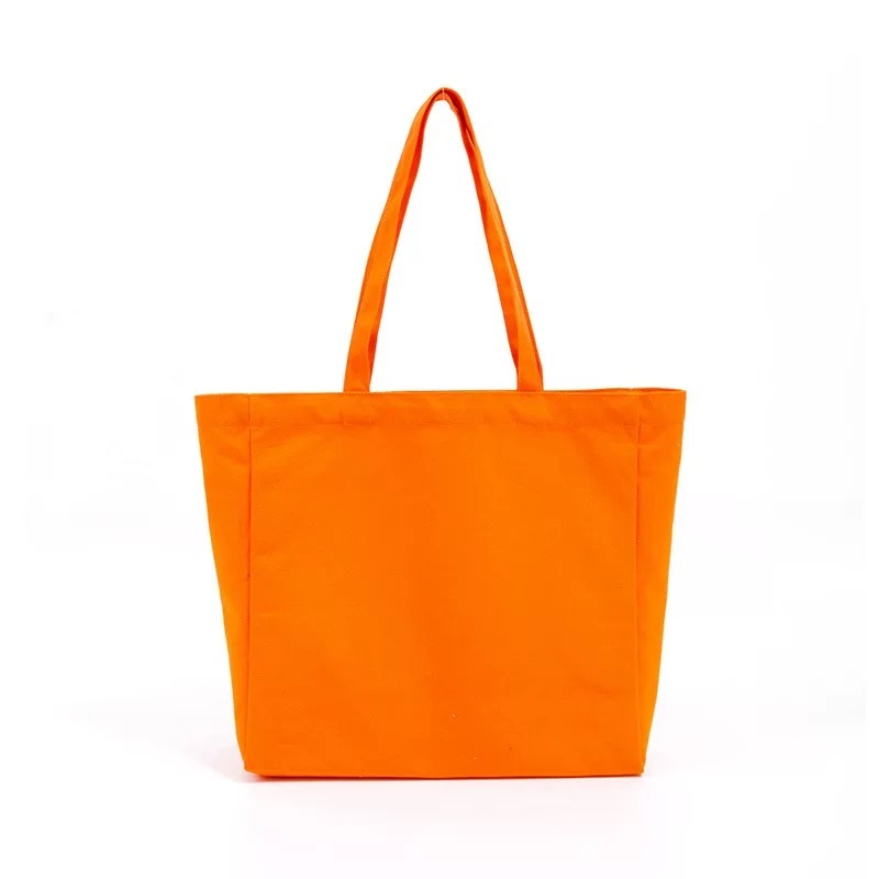 Large Size Canvas Bag with Magnetic Closure