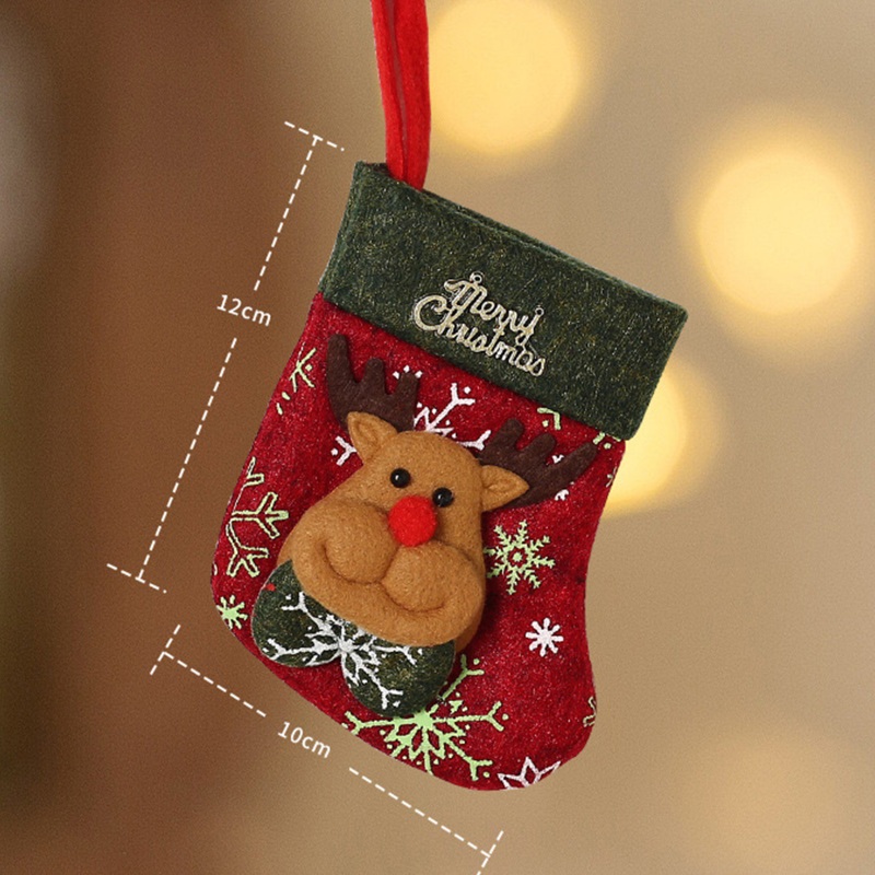 Cute Christmas Sock Ornament