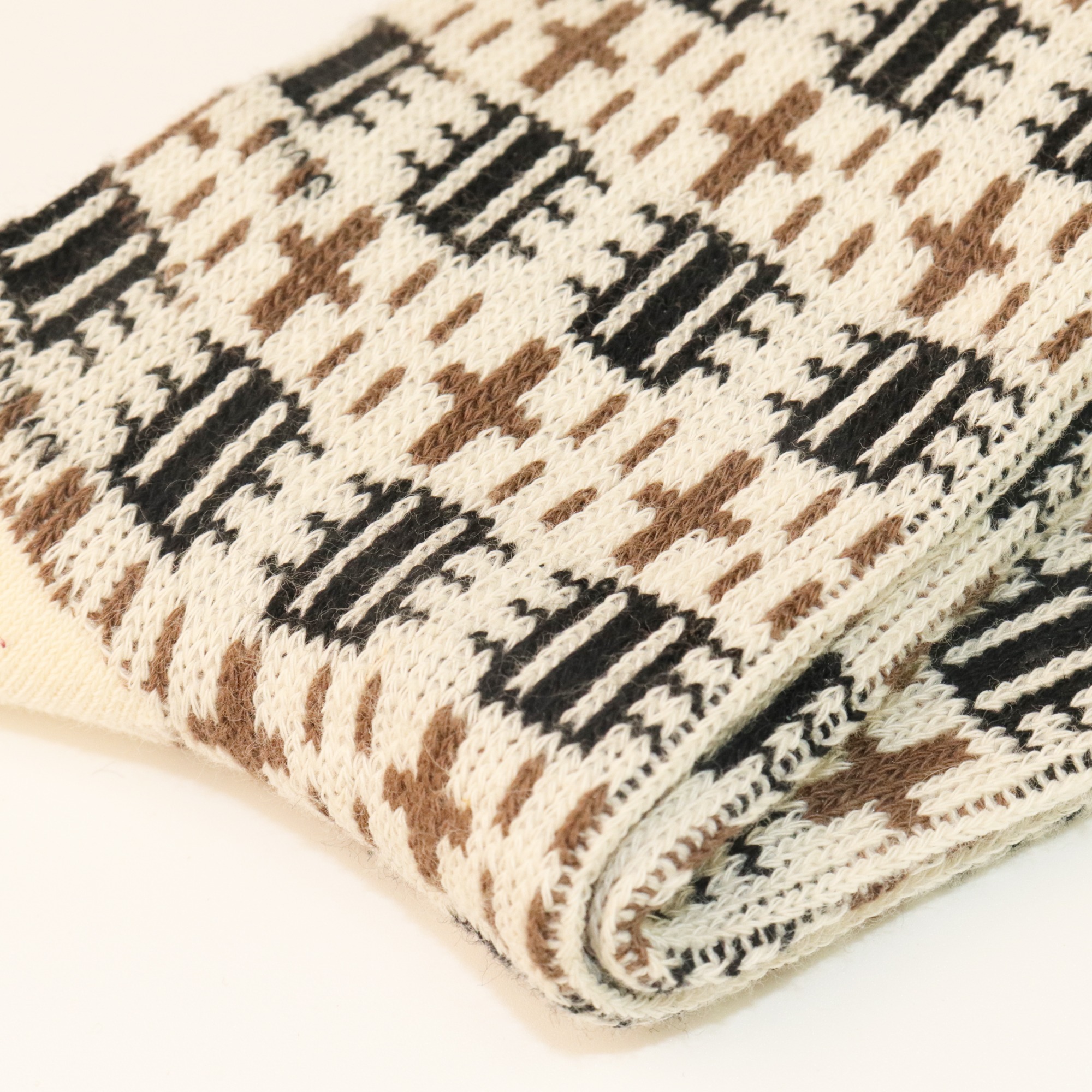 Retro jacquard socks