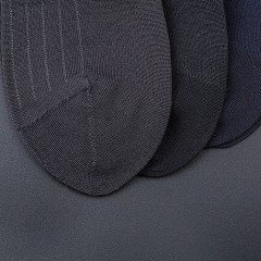 Mercerized cotton ankle socks