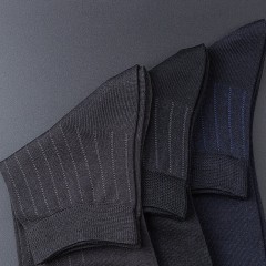 Mercerized cotton ankle socks