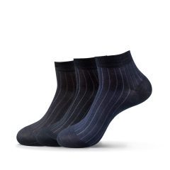 Mercerized cotton ankle socks