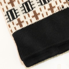 Retro jacquard socks