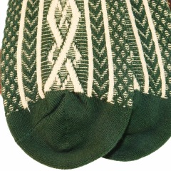 Retro jacquard socks