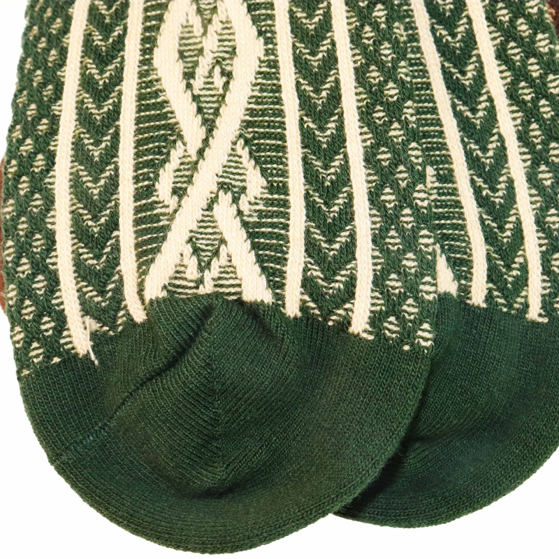 Retro jacquard socks