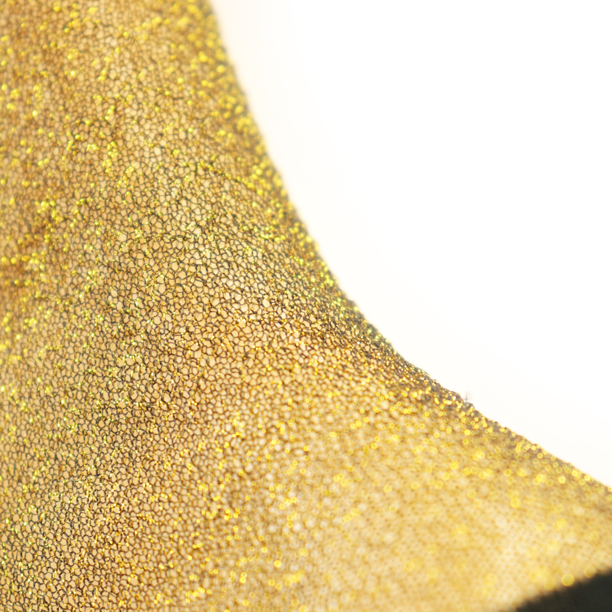 Sheer socks with gold and silver thread