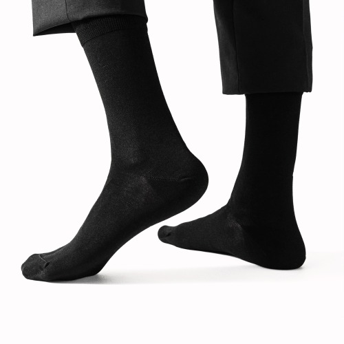 Mercerized cotton socks for men