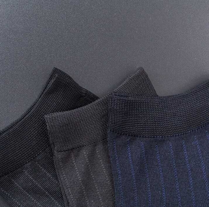 Mercerized cotton ankle socks