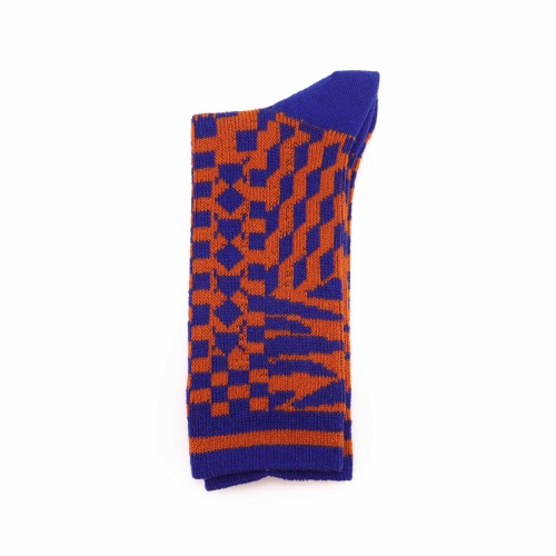 Retro jacquard socks