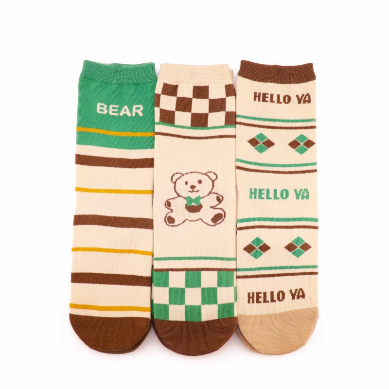Cute bear socks
