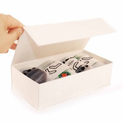 Flip-top magnetic box