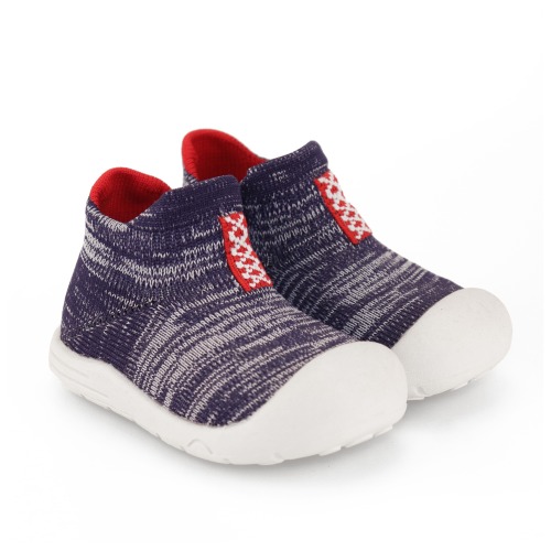 Knitted baby sock shoe