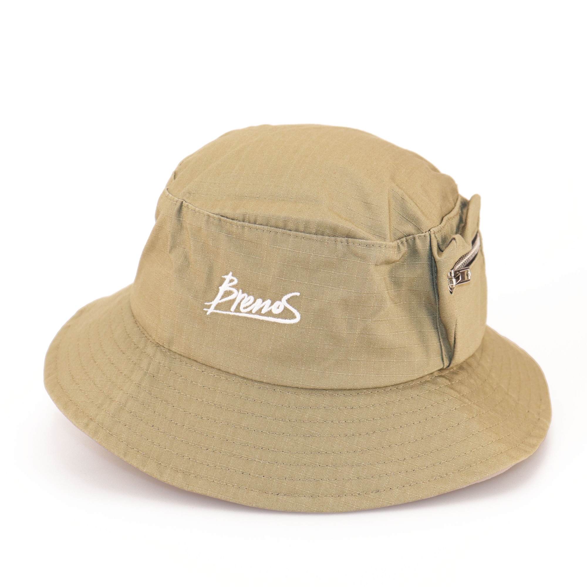 Bucket Hat With Zipper