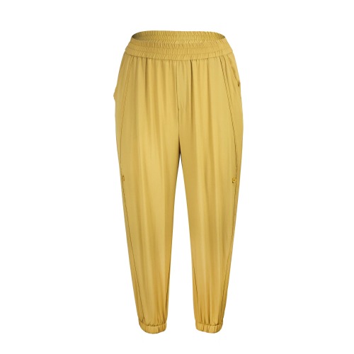 Pleated Ankle-tied Pants