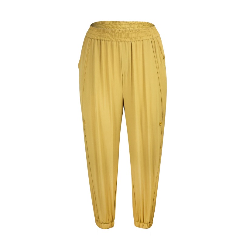 Pleated Ankle-tied Pants
