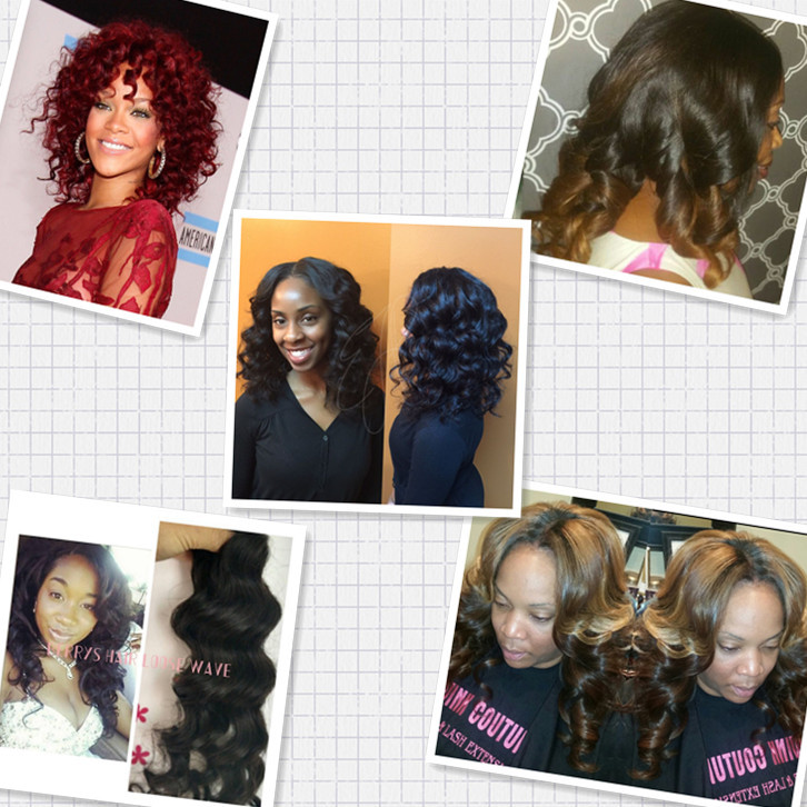 Berrys Fashion Hair 4 Bundle Deals Loose Wave Virgin Hair Unprocessed Virgin Brazilian Hair