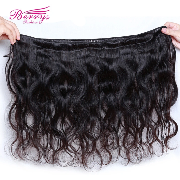 3 Bundles Body Wave Brazilian Virgin Hair With Closure 100% Unprocessed Virgin Hair with 4x4 Lace Closure