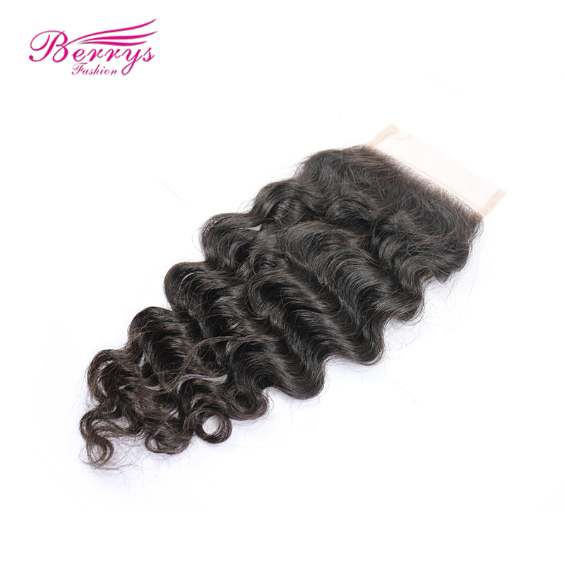 10-20inch 4*4 transparent Closure Loose Wave with Baby Hair  100% Unprocessed Virgin Human Hair