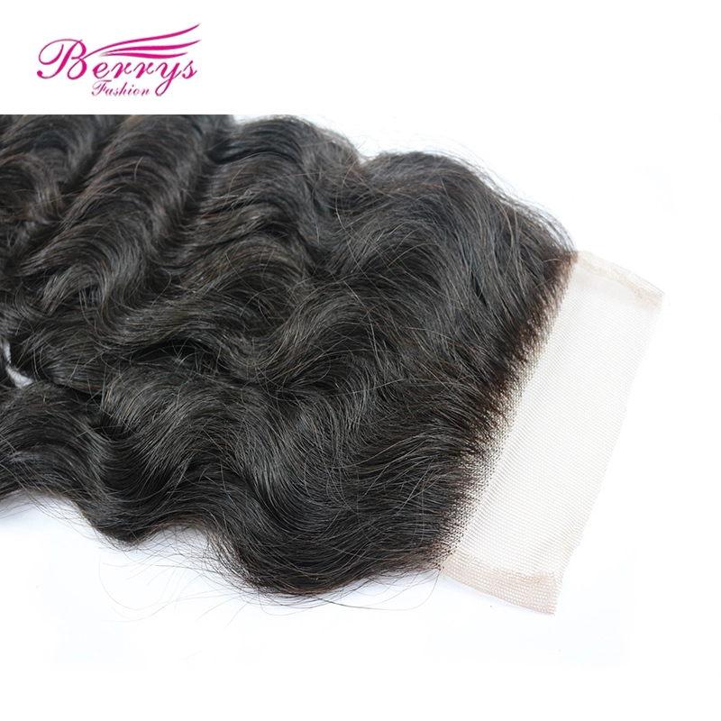 10-20inch 4*4 transparent Closure Loose Wave with Baby Hair  100% Unprocessed Virgin Human Hair