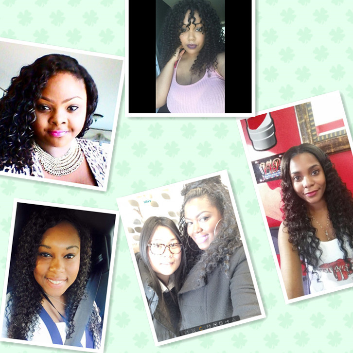 2 Bundles Red Band Deep Curly/Wave Virgin Hair 100% Unprocessed Raw Human Hair Extension