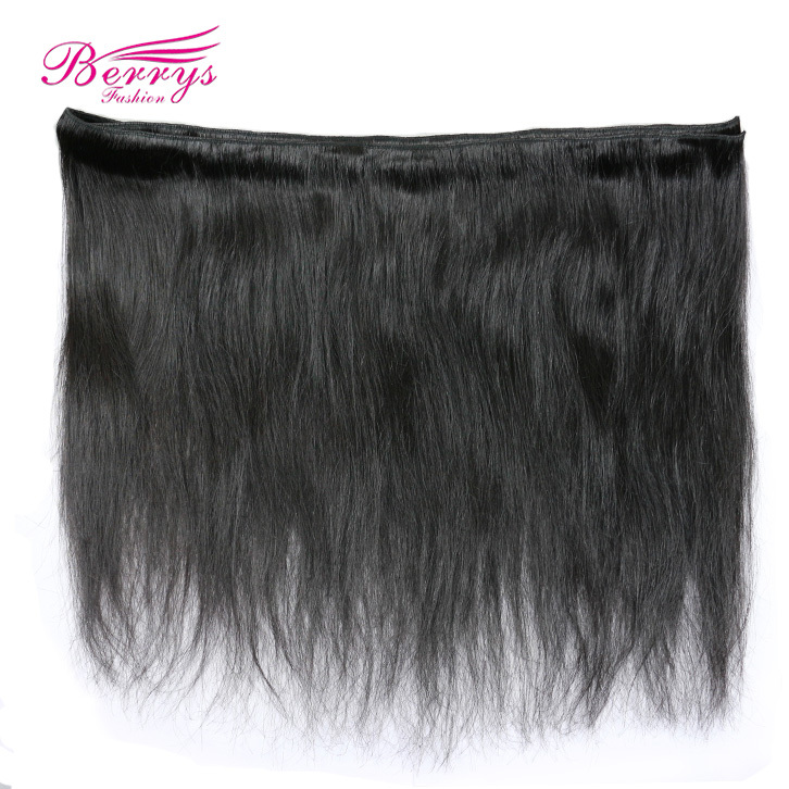 High Quality Brazilian Virgin Hair Straight 1pc Natural Color Soft Human Hair Extension