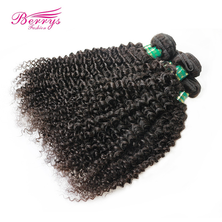Kinky Curly Hair 5pcs/lot 100% Unprocessed Virgin Brazilian Hair yellow bend Virgin Hair