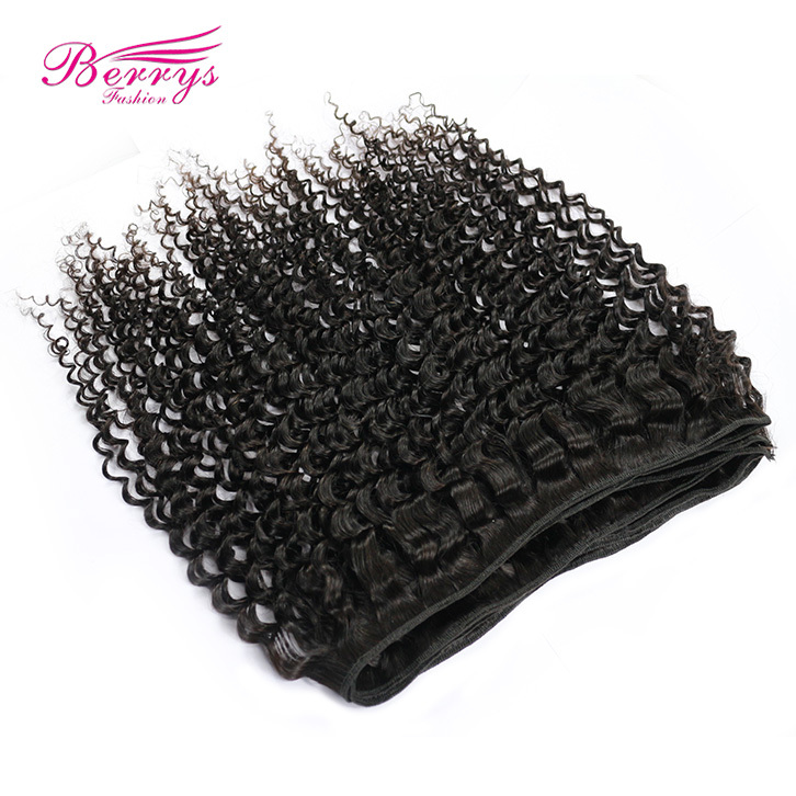 Peruvian Hair 100% Virgin Human Hair Kinky Curly 3 Bundles / pcs 100% Unprocessed Berrys Fashion Raw Hair Free Shipping