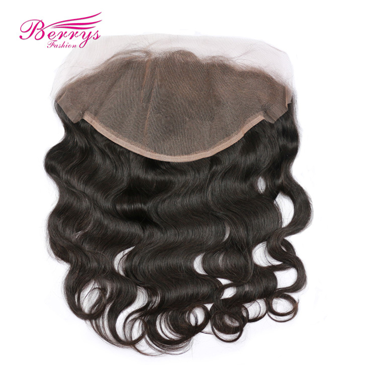 Free Part 13*6 Body Wave Lace Frontal 100% Virgin Human Hair 130% Density Berrys Fashion Hair