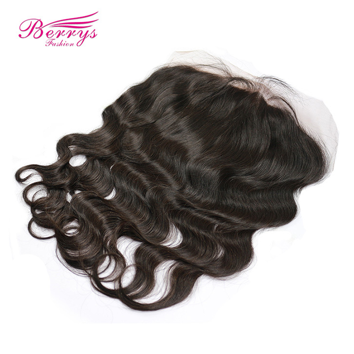 Free Part 13*6 Body Wave Lace Frontal 100% Virgin Human Hair 130% Density Berrys Fashion Hair