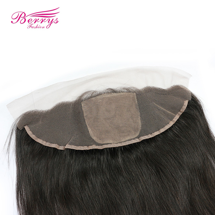 Berrys Fashion New Arrival 1pc 13x4 Straight Lace Frontal with Middle Silk Base 10-20inch Top Quality Lace Frontal