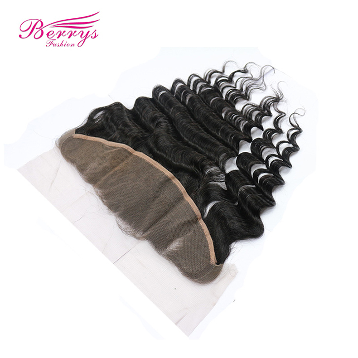 1pc 13*4 Loose Wave HD Lace Frontal with Baby Hair 100% Virgin Human Hair Full Density
