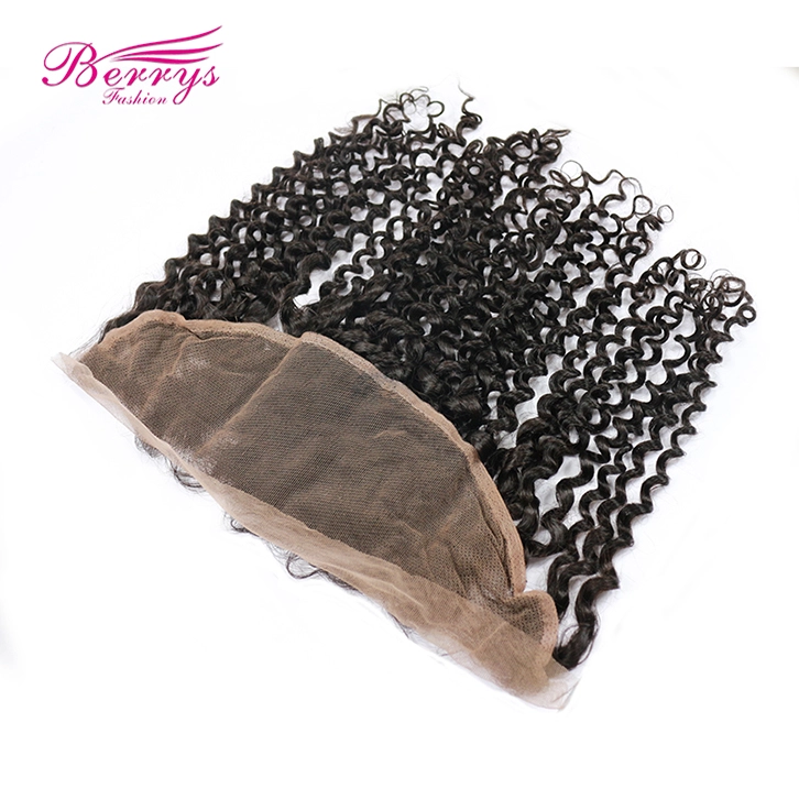 1pc 13*6 Kinky Curly HD Lace Frontal 100% Virgin Human Hair full Density Berrys Fashion Hair