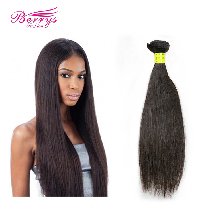 Berrys Fashion 1 Bundle Malaysian Straight Hair Pure Color Virgin  Remy Human Hair