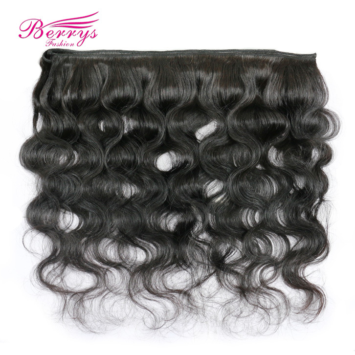 2pcs Brazilian Body Wave Virgin Human Hair Extension Unprocessed Natural Great Hair body wave Berrys Fashion 100% Yellow Band Hair