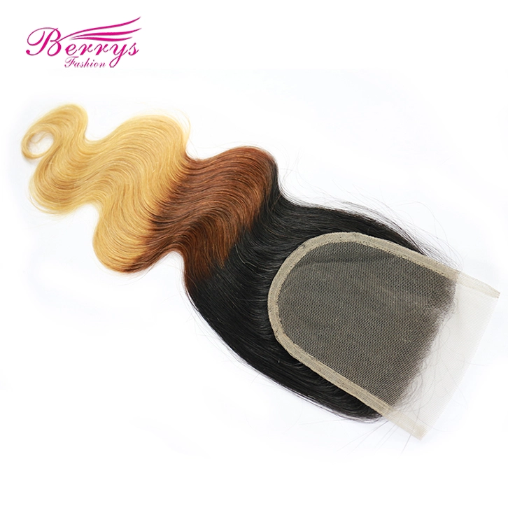 New Arrival 1pc Ombre 1B/4/27 Color 4*4 Body Wave Lace Closure