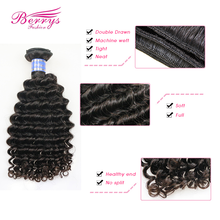 2 Bundles Peruvian Deep Curly/Wave Raw Hair 100% Unprocessed Human Hair Extension