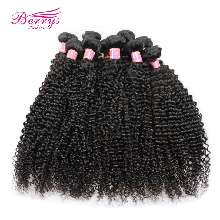 10pcs/lot Kinky Curly Unprocessed Peruvian Raw Hair High Quality Factory Price Human Hair