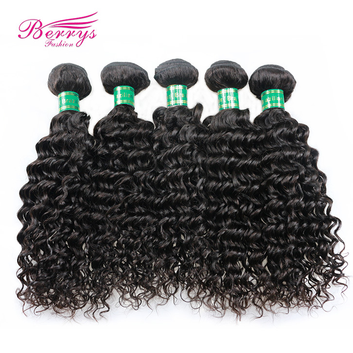 10-30inch Wholesale 5pcs/lot Brazilian Deep Wave/Curly Virgin Hair Good Quality Unprocessed Human Hair