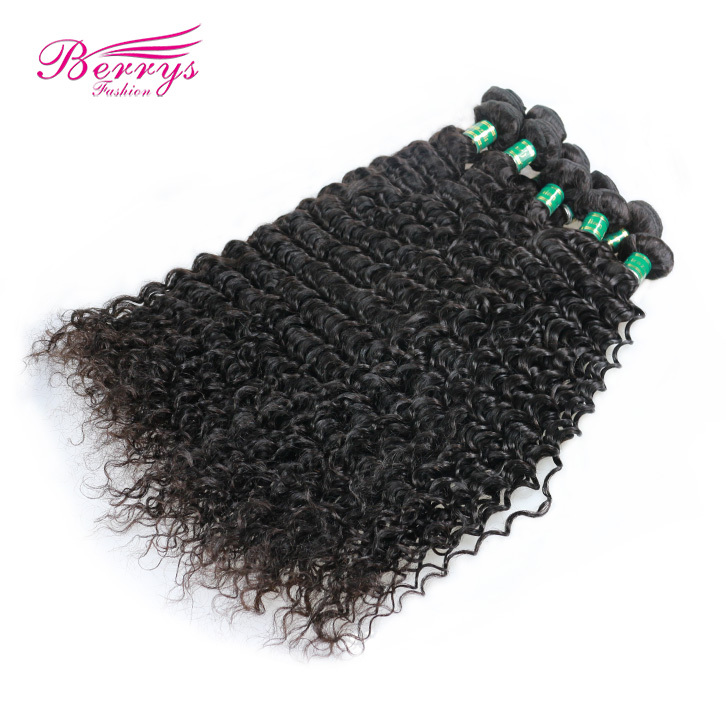 Factory Price Brazilian Deep Wave/Curly Sliver Band Remy Hair 10pcs/lot  10-28inch Natural Color Unprocessed High Quality Hair Extension