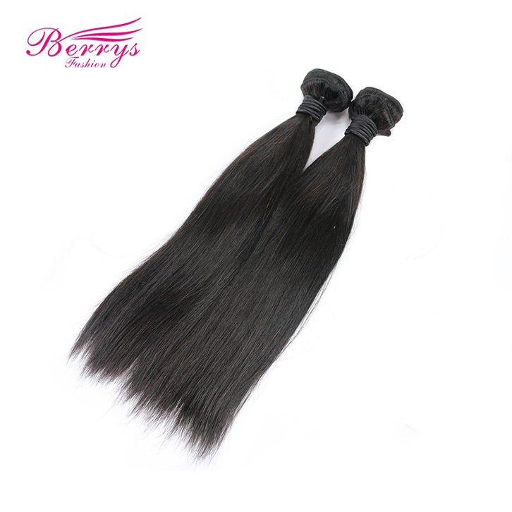 2pcs/lot Peruvian Straight black band Unprocessed Virgin Hair Hair Extension Natural Black Beautiful Queen Hair Products