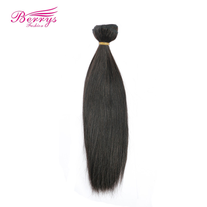 7A Grade 1pc Brazilian Straight 100% Human Hair Berrys Fashion Remy Hair