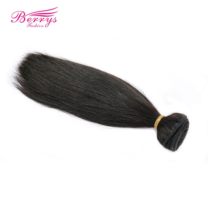 7A Grade 1pc Brazilian Straight 100% Human Hair Berrys Fashion Remy Hair