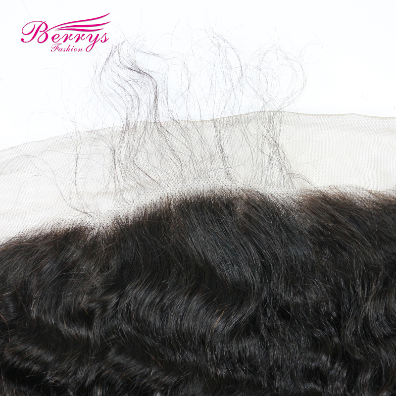 1pc 13x4 Deep Wave/Curly Lace Frontal Free Part Bleached Knots 100% Virgin Human Hair