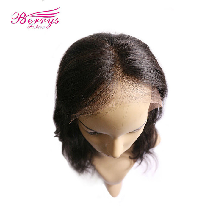 Natural Wave Lace 13*4 Front Wigs 100% Human Hair with Baby Hair Any Density Berrys Fashion