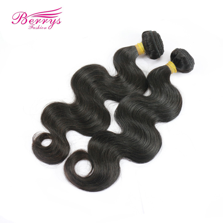 7A Grade 1pc Brazilian Body Wave 100% Human Hair Berrys Fashion Remy Hair