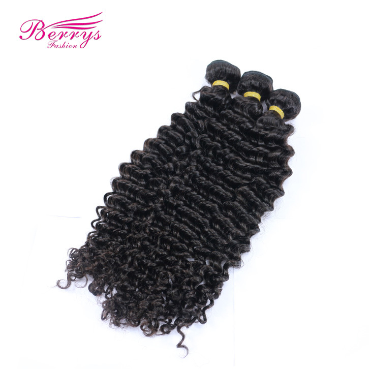 Sliver Band 5pcs/lot Brazilian Deep Wave/Curly Virgin Human Hair Peerless Beautiful  Queen Hair Products