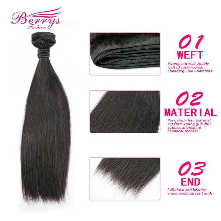 7A Grade 1pc Virgin Unprocessed Peruvian Straight Human Hair Good Quality Beautiful Queen Hair Products