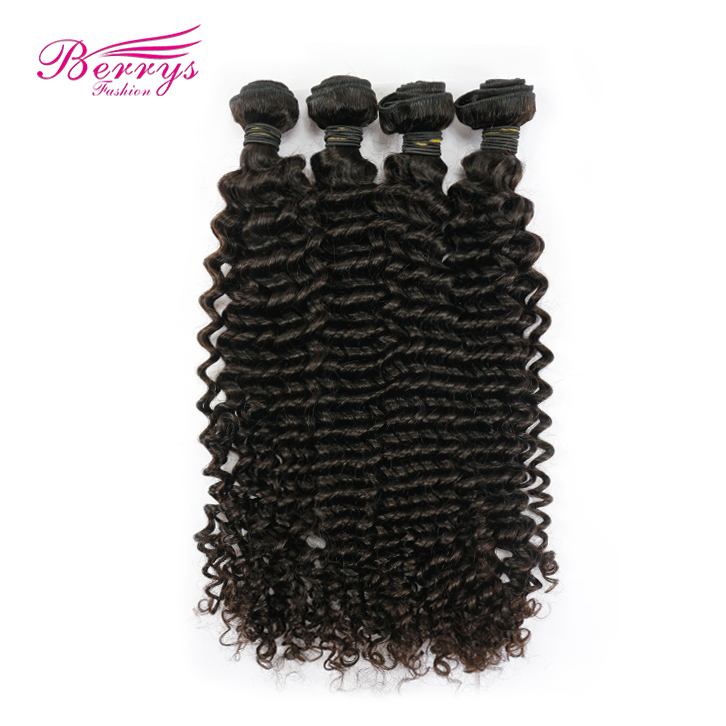 Sliver band 2pcs/lot Peruvian Deep Wave/Curly Beautiful Queen Remy Hair Products